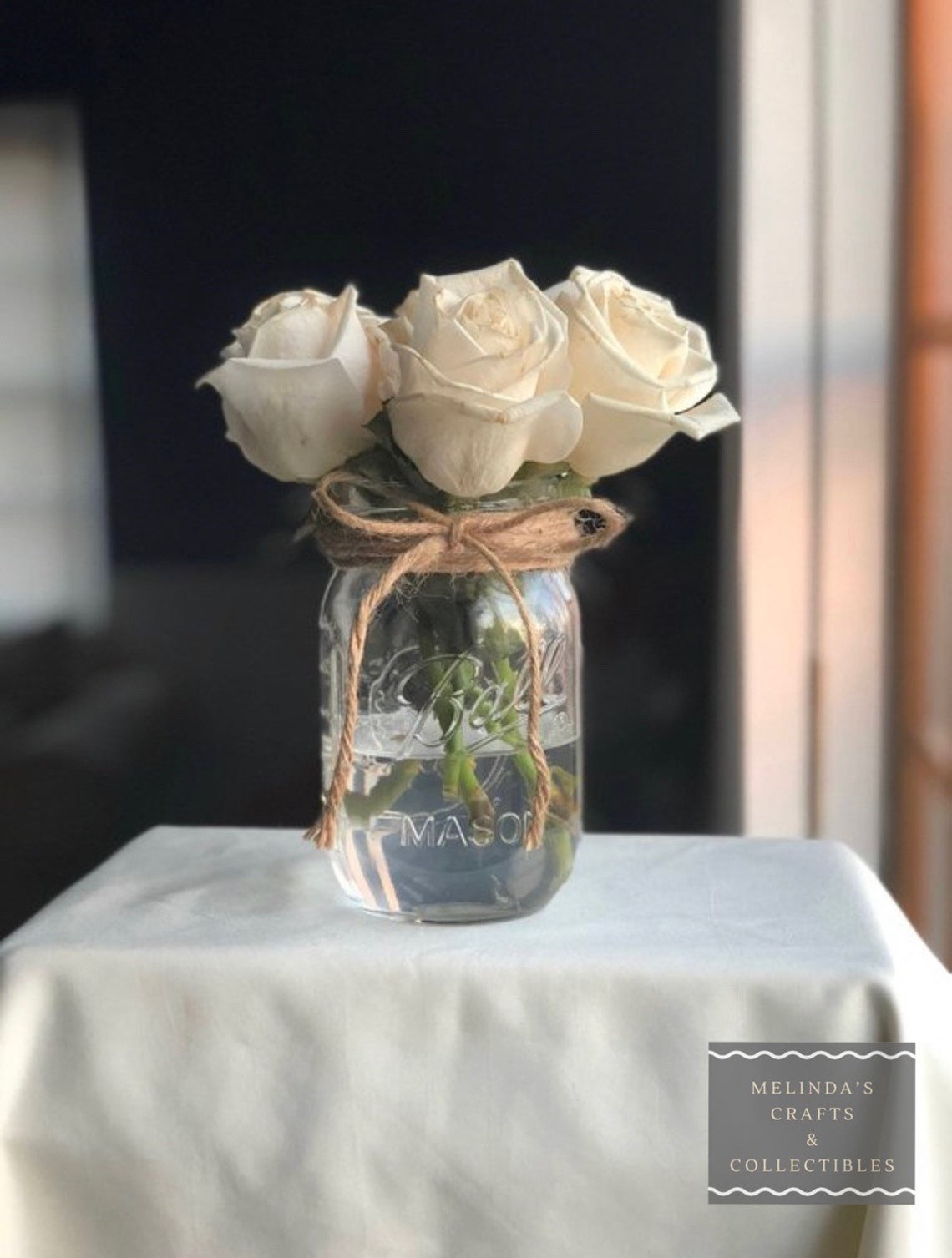 Jute Twine Mason Jar Etsy