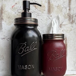 Soap and Tissue Dispenser, Italian Rustic