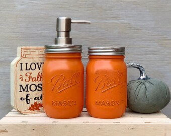 Pumpkin Spice Mason Jar Set