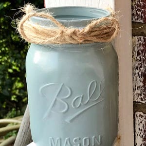 Antique Blue Mason Jar image 1