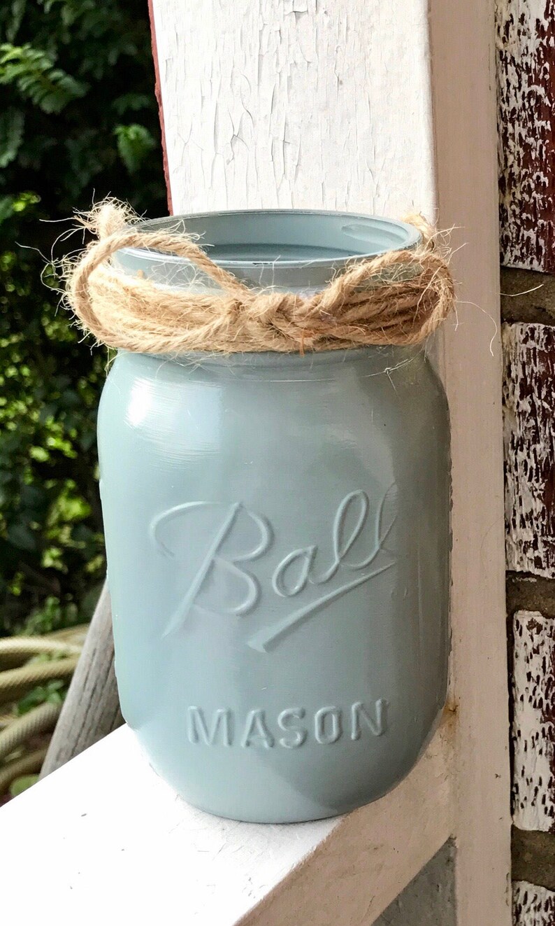 Antique Blue Mason Jar image 1