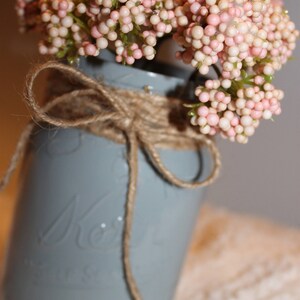 Antique Blue Mason Jar image 2