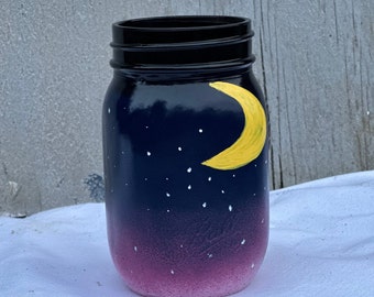 Sunset Moon Jar, Tea-light Candle