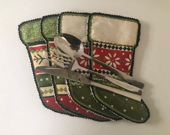 Christmas cutlery holder