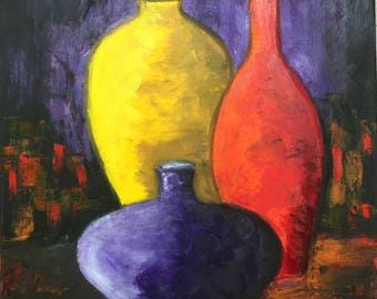 Bottles / still life