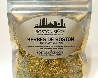Herbes De Boston Herbes De Provence Seasoning Spice Blend Beef Pork Seafood Vegetables Potatoes Poultry Smoker Grilling 1/2c wt 1.7oz/50g