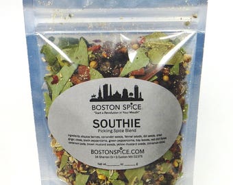 Boston Spice Southie South Boston Handmade Pickling Spice 14 Ingredients Blend Make Corned Beef Brisket New England Boiled Dinner 1/2c Pouch