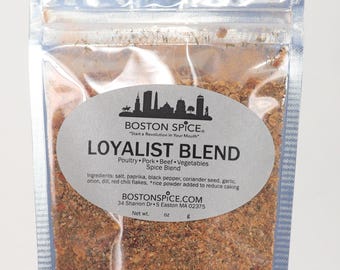 Loyalist Blend Montreal Steak Seasoning Spice Rub Poultry Chops Pork Vegetables Beef Chicken Turkey Ribs Grilling BBQ 1/2c wt. 2.4oz/70g