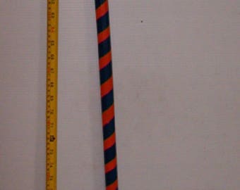 Hand Painted Auburn War Eagles Football Color 36" Wooden Walking Stick , Walking Cane