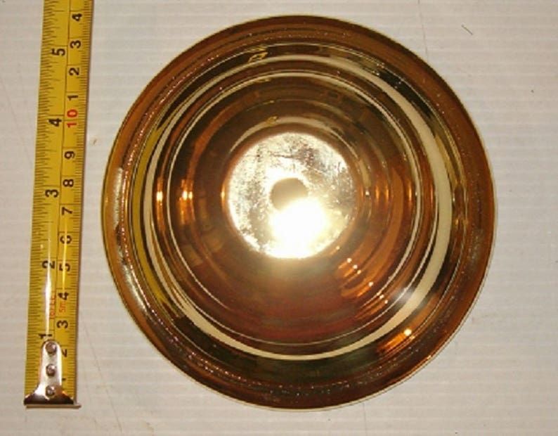 Brass Colored Lamp Part Vintage Lamp Parts Etsy