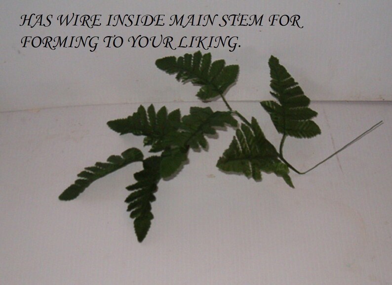 72 Stems Of Silk Leather Leaf Fern For Flower Arranging Etsy
