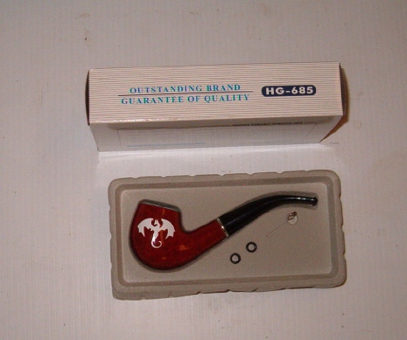 Brand New 6 Tobacco Pipe With Flying Dragon Groomsmen Gift FREE SHIPPING ! Best Man Gift