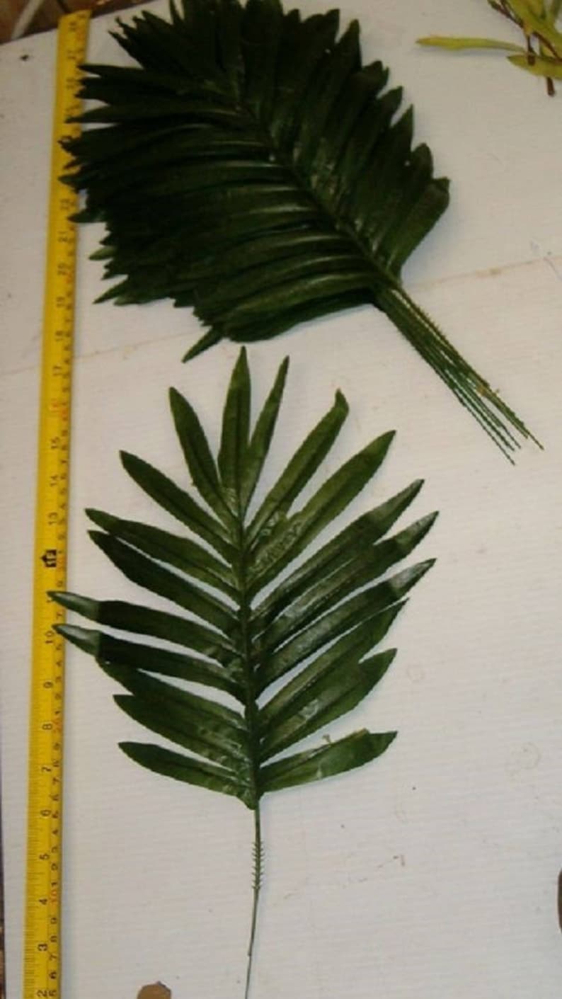144 Stems of Mixed Silk Leather Leaf Fern and Palm Fern Etsy