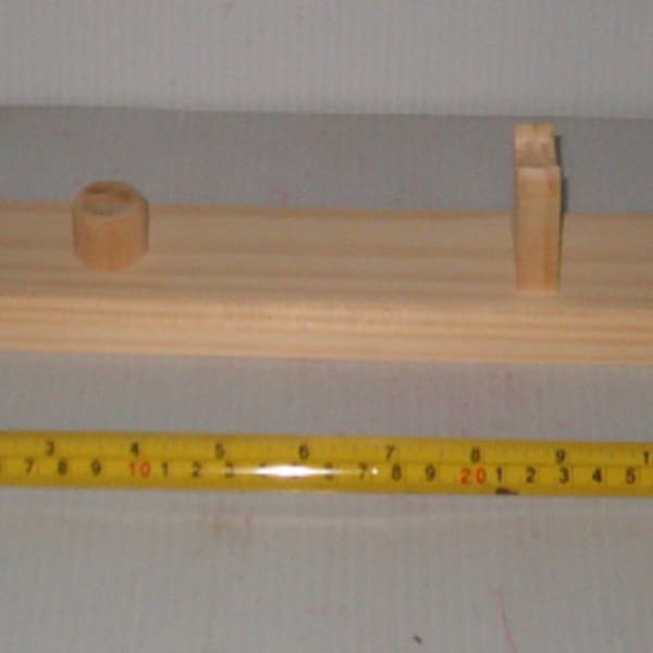 Unstained , Plain Wood Knife Display , Knife Stand , Collectors Knife Display