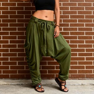 Harem pants women men Yoga Dhoti Lounge Pants 10 Colors