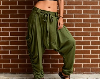 Haremshose, Yogahose, Hippiehose, Damen und Herren, handgemacht