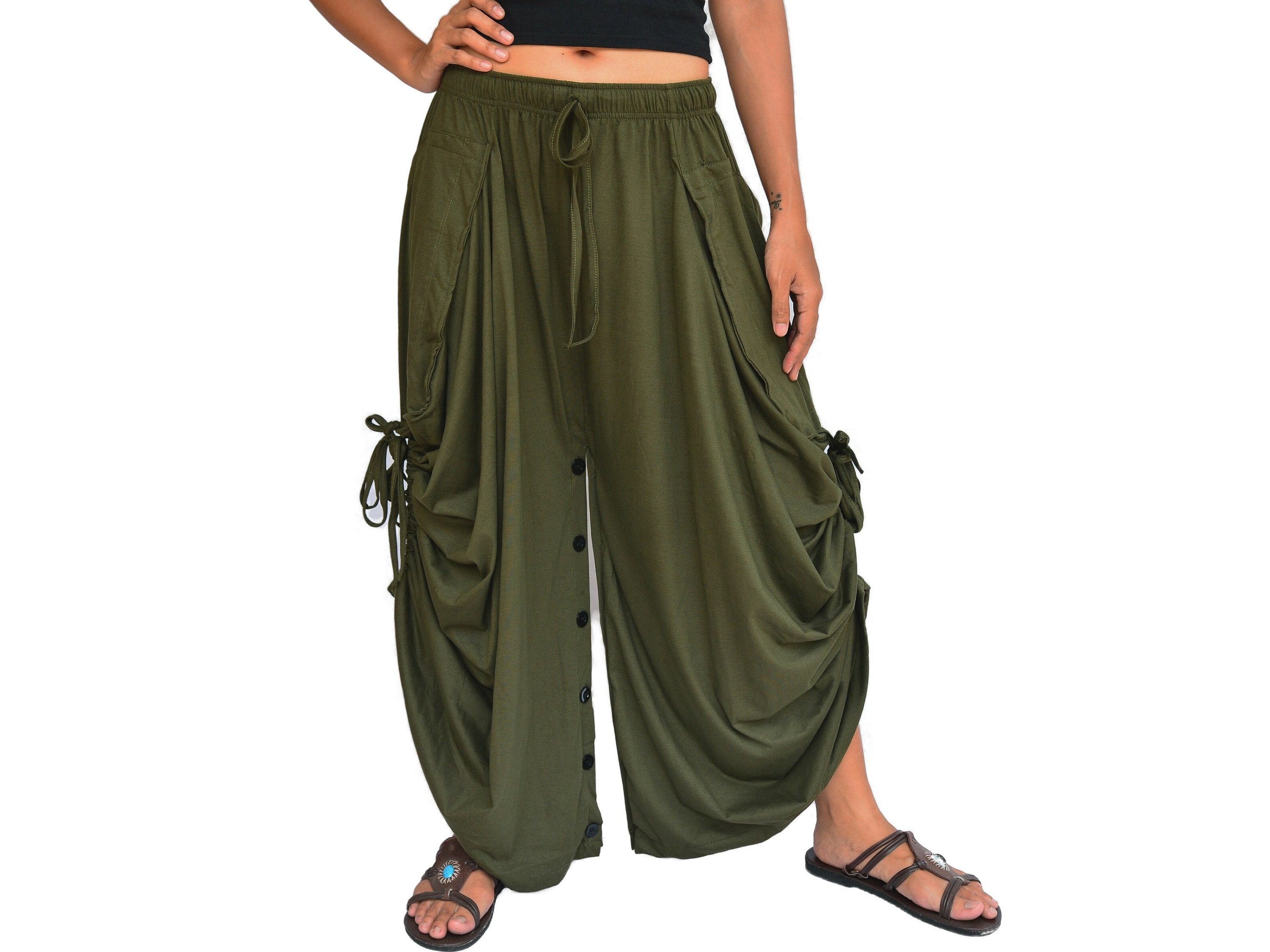 Harem Pants Lounge Pants Men Women Yoga Pants – Sakoonee