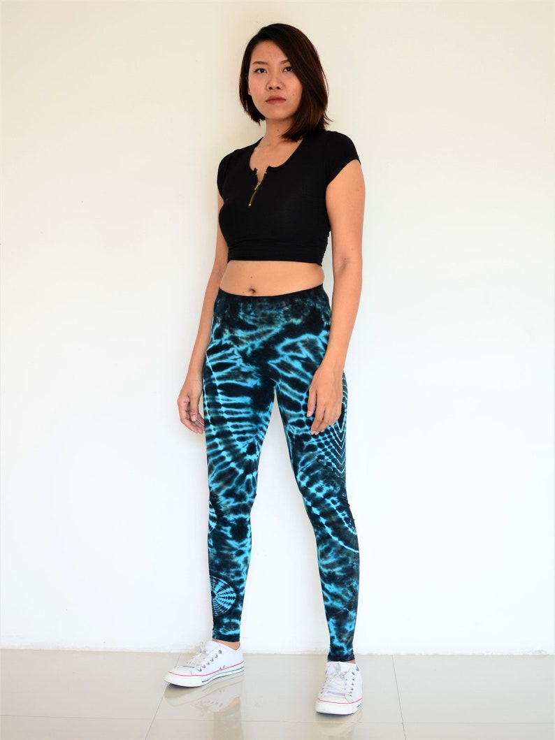 Leggings Tie Dye Yoga Pants for women one size supersoft and stretchy