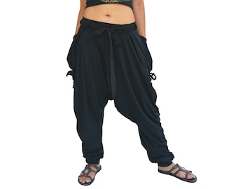 Harem pants women men Baggy Yoga Dhoti Lounge Pants 8 Colors