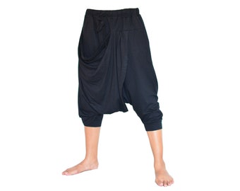Harem pants women men, Drop Crotch pants, Boho pants, Hippie pants, handmade item
