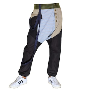 Harem pants men women Aladdin Pants Unique Pants with 2 pockets handmade from cotton