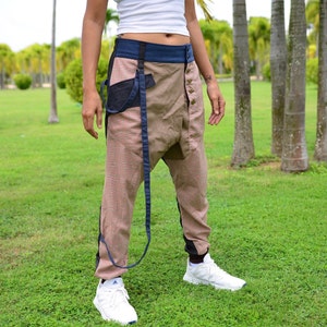 Harem pants women men Drop Crotch pants handmade item