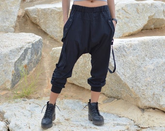 Harem pants women men, Baggy Hippie pants, handmade item
