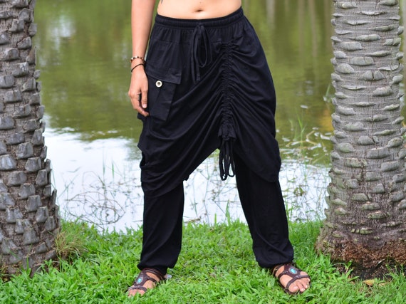 Pantalones de har n pantalones Harem pantalones Hippie hombres