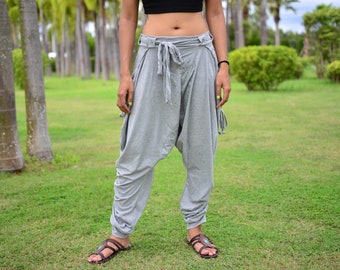 Harem pants women men Baggy Yoga Dhoti Lounge Pants