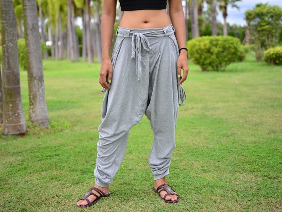 Harem pants women men Baggy Yoga Dhoti Lounge Pants
