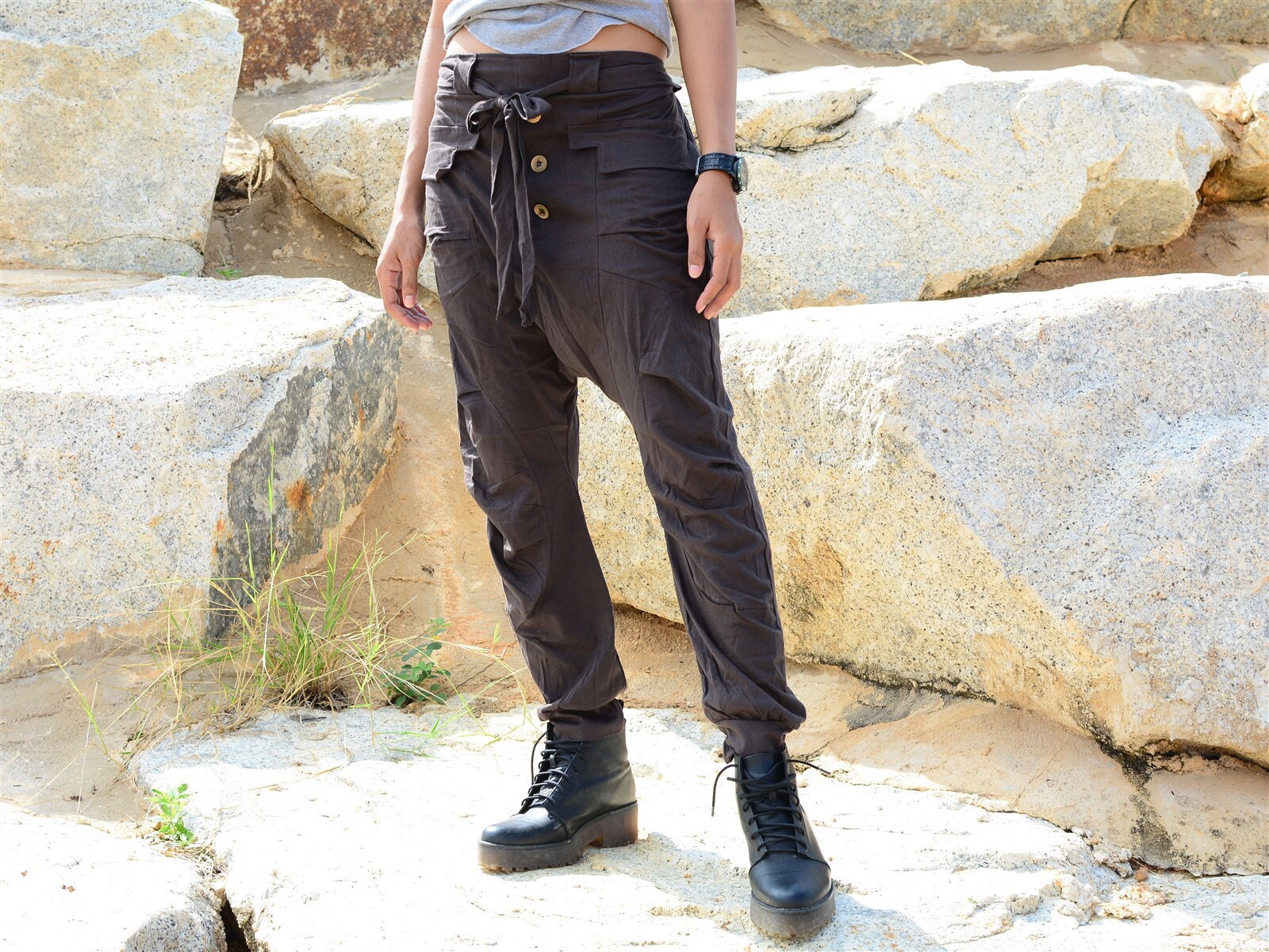 その他 SALSATION Drop Crotch Pants Curry Drop Crotch Pants – Salsation Wear