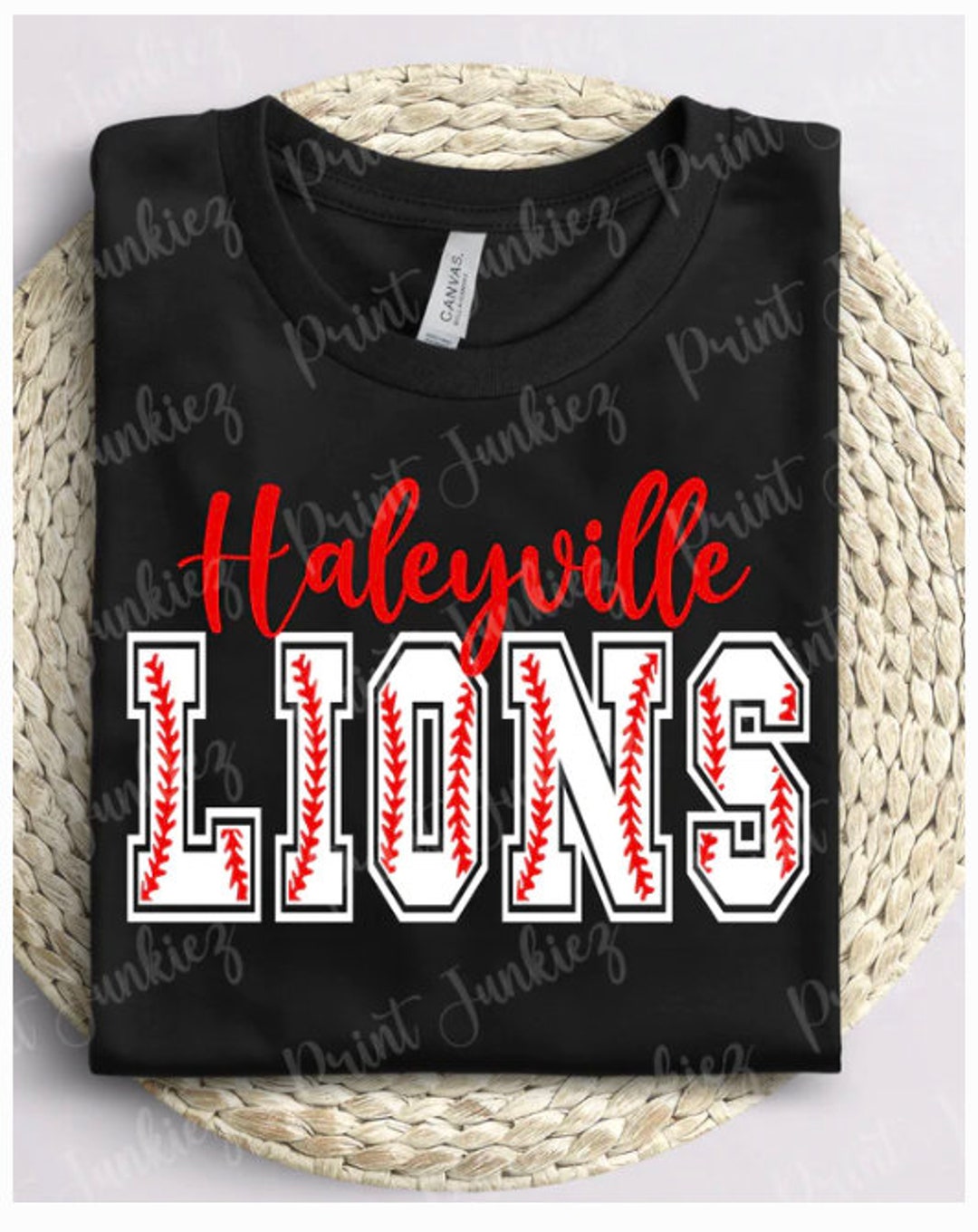 Haleyville Lions Baseball Font Instant Download Png Print Junkiez Etsy