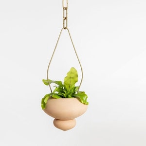 Terracotta hangende plantenbak, keramische plantenpot voor levende kamerplanten