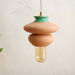 ceiling lamp Pendant Terra Cotta Lamp Hanging Light Fixture