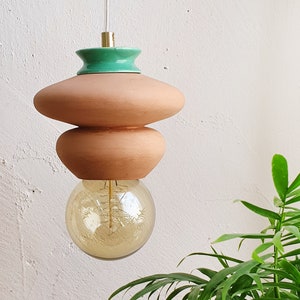 Deckenlampe Anhänger TerraCotta Lampe Hängelampe Bild 5