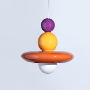 Modern Ceramic Pendant Light a colourful Hanging Lampshade for happy Home Decor
