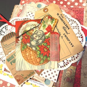 Vintage Christmas Ephemera Pack