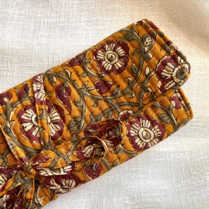 Schmuck Reisetasche, Schmuckrolle, Handgedruckte Tasche, Reiseetui, Reisebeutel für Accessoires