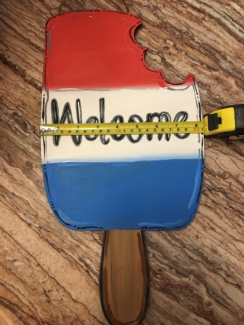 Popsicle door hanger
