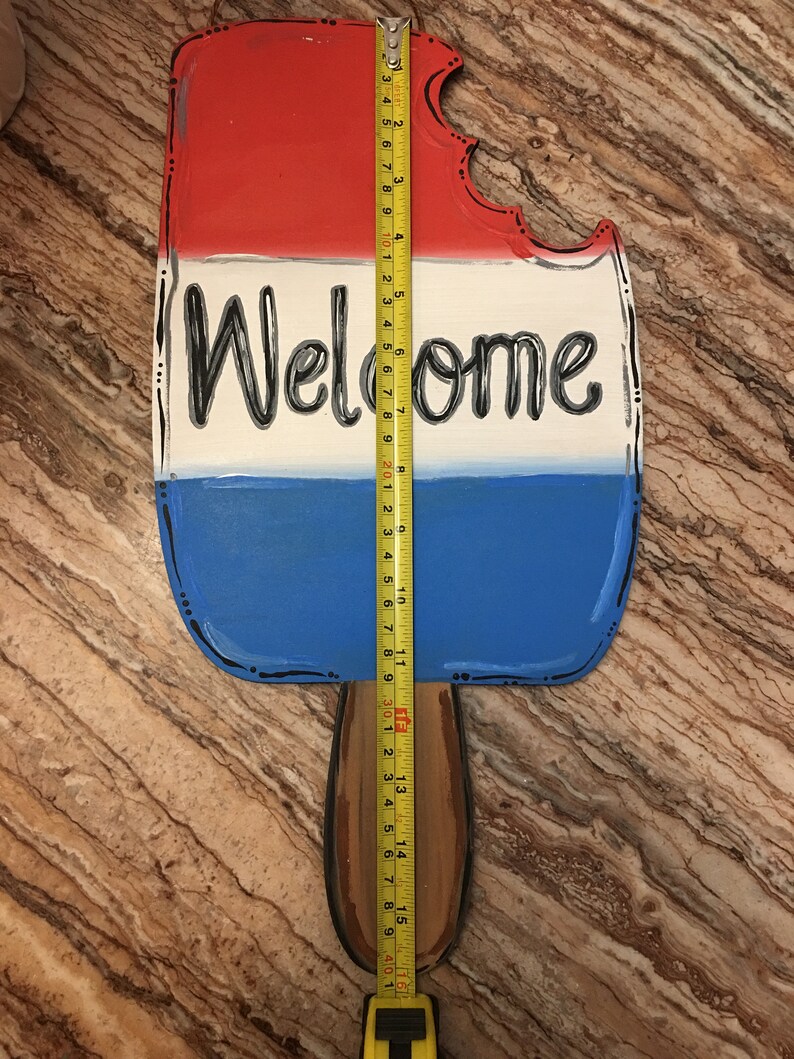 Popsicle door hanger