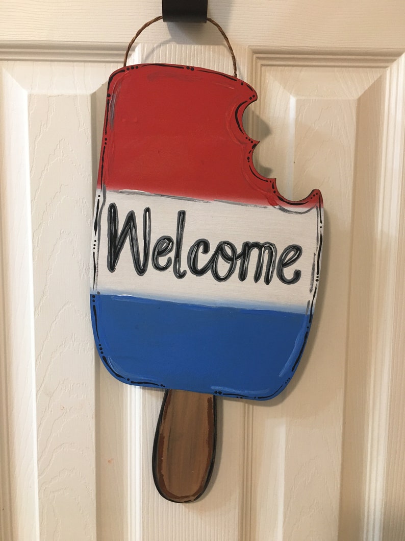 Popsicle door hanger