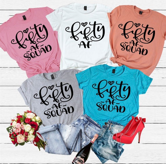 Hello Fifty Shirt Fifty Shirt 50th Birthday Shirt 50th | Etsy