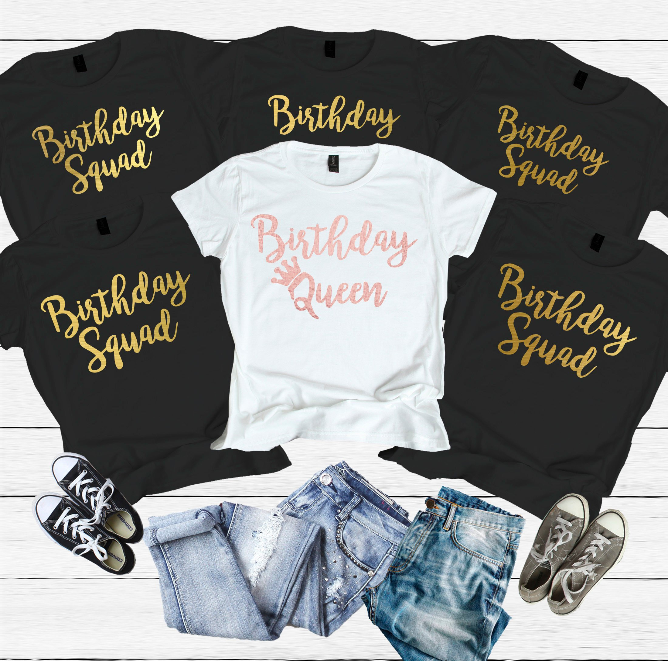 Birthday shirt women birthday t shirt women birthday squad Etsy