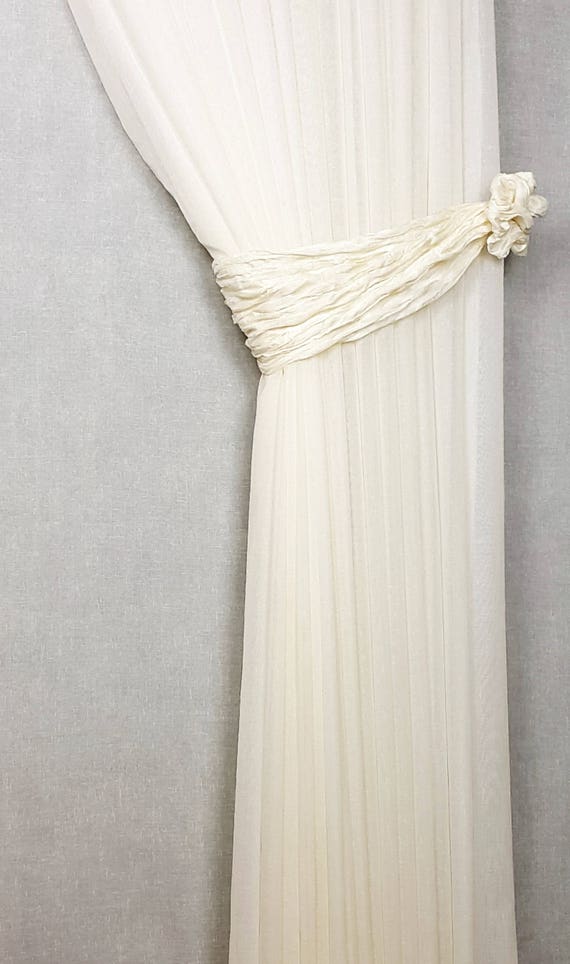 2pcs Curtain Tiebacks Drapery Soft Tie Back Fabrics Curtain Etsy
