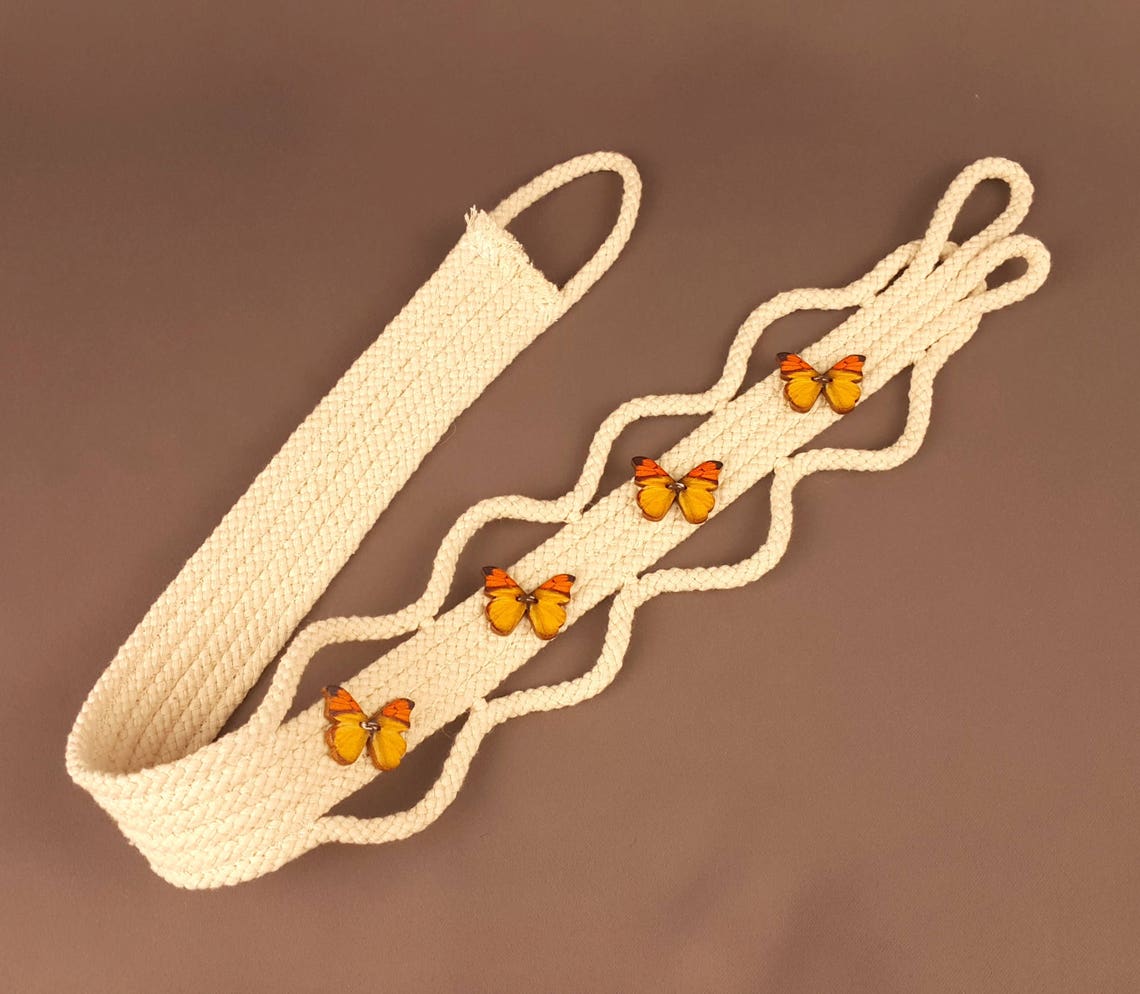 Tie Back Butterfly Curtain Tiebacks Rope Kid Tiebacks for Etsy