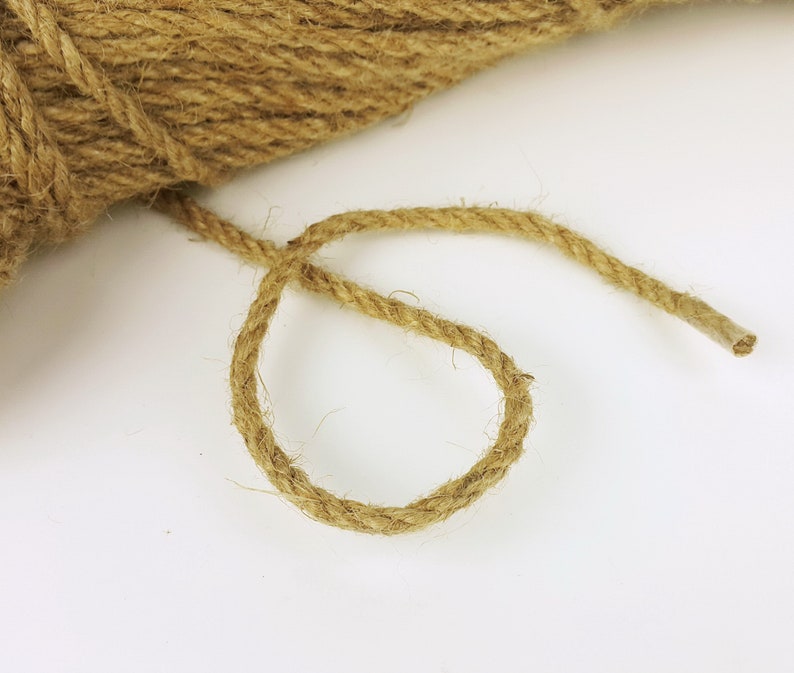 Jute Rope 5mm Natural Jute Twine Jute Cord Jute Twine Rope Shibari