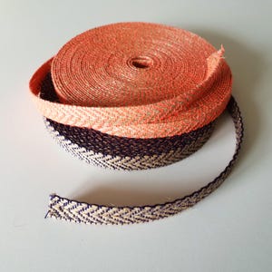 Cinta de yute morada, cinta de arpillera natural, cinta para manualidades rosa, 13 mm, 10 m/11 yardas
