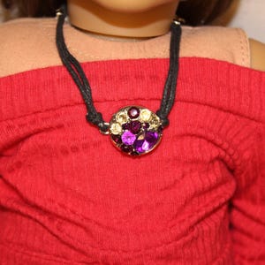 Interchangeable Charm Necklace for 18" Dolls or Bracelet for Humans – 3 Colour Options