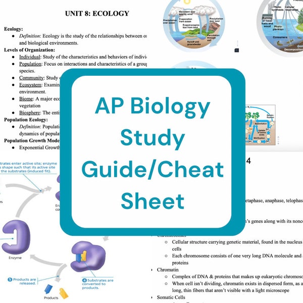 AP Biology Study Guide/Cheat Sheet