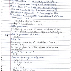AP Statistics/college Intro to Statistics Notes, Study Guide and ...
